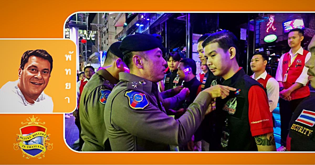 De toeristenpolitie versterkt de aanwezigheid in Pattaya met gedecoreerde bewakers