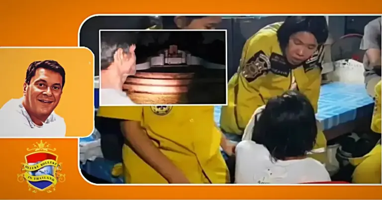 Weggelopen meisje van 8 jaar van een begraafplaats in Chonburi gehaald, nadat het door haar moeder geslagen was
