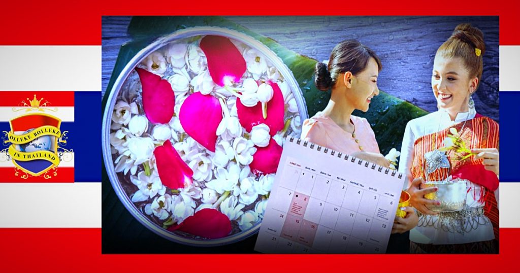 In Thailand is dit jaar de 5-daagse vakantie tijdens het Songkran-festival  goedgekeurd 