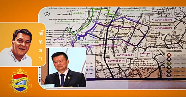 Het monorail-project in Pattaya krijgt bredere aandacht dankzij openbare raadpleging