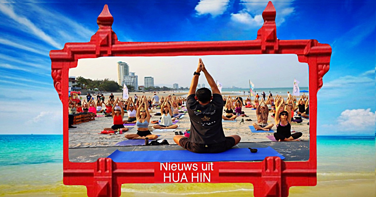 De deelnemers van Yoga Festival 2024 van Hua Hin waren zeer enthousiast 