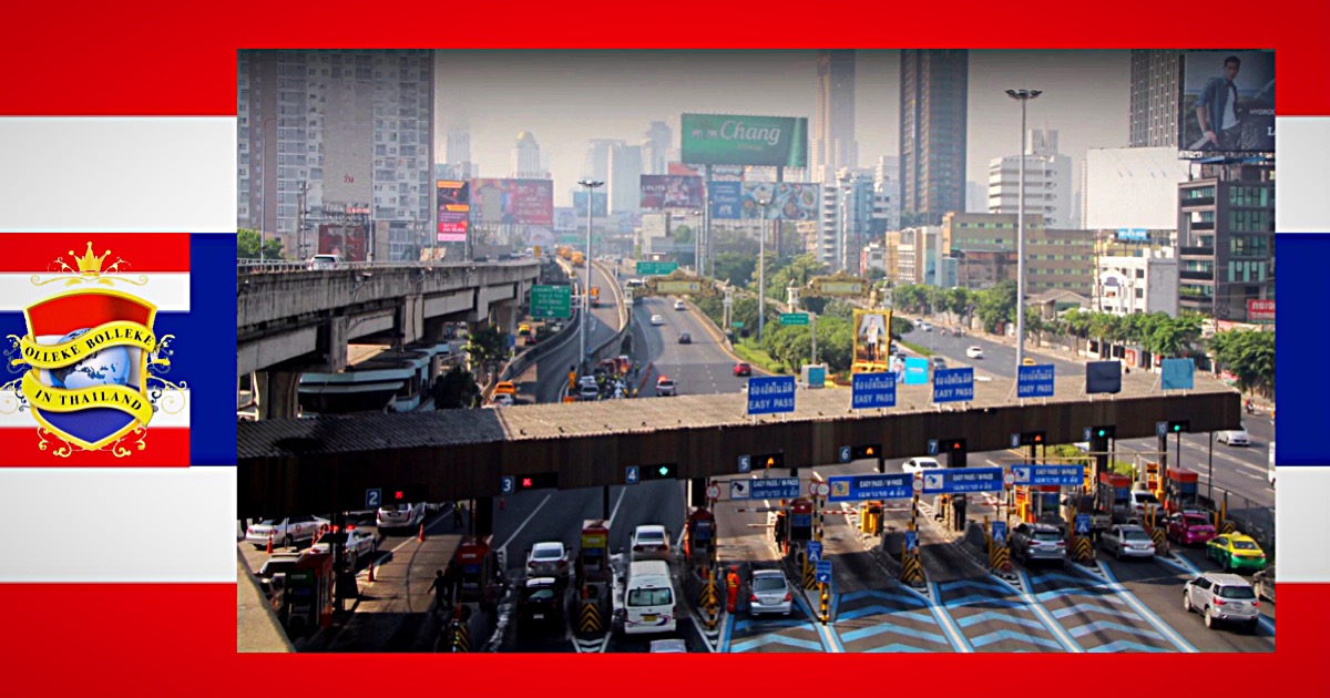 Vanaf 1 maart worden er op de snelwegen van Bangkok hogere toltarieven berekend 