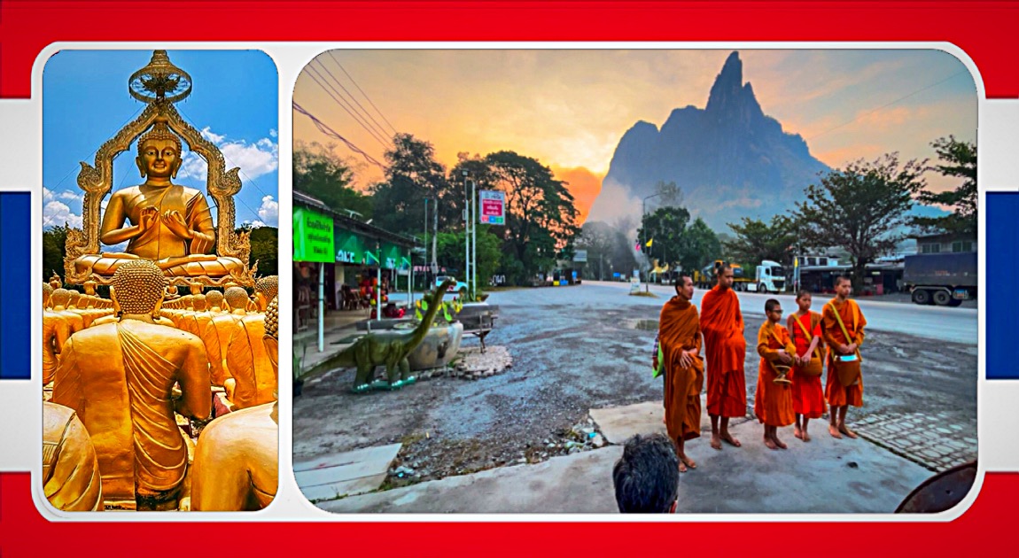 Zaterdag wordt Makha Bucha dag in Thailand gevierd maar wel zonder een drupje “huppel water”