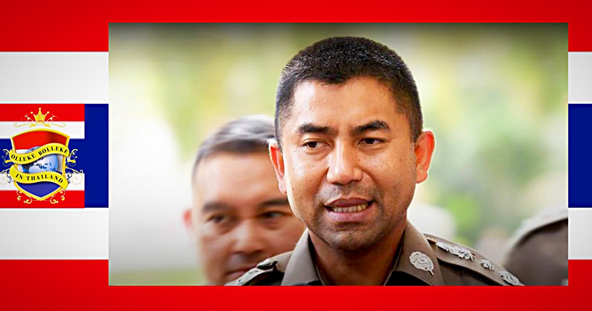 Plv.  hoofd van de politie Thailand, luitenant generaal Surachate vermoedt dat de politie hem probeert te belasteren met een gokzaak