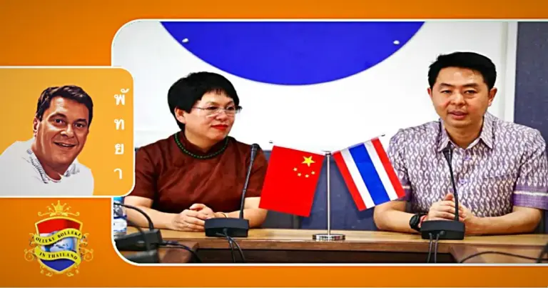 De kustplaats Pattaya probeert steeds meer en meer toeristen uit China aan te trekken