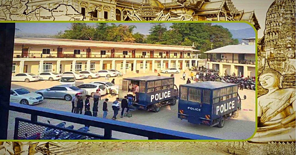 689 mensen waaronder 148 Thais in Myanmar gearresteerd wegens online gokken en oplichting