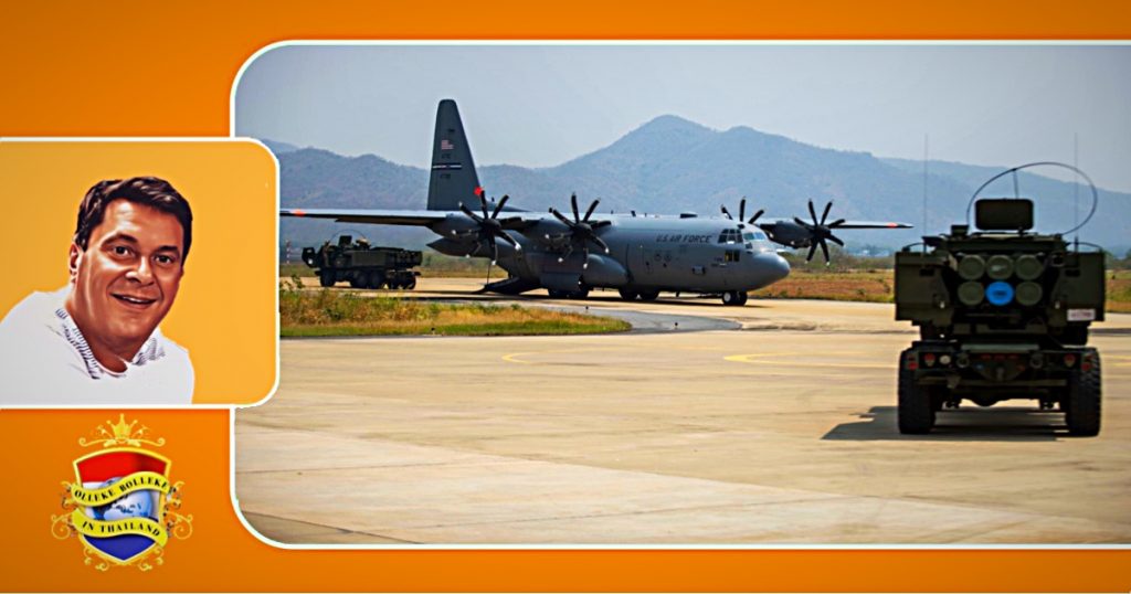 Morgen beginnen de Cobra Gold oefeningen in Thailand, deze zouden op enkele binnenlandse vluchten van invloed kunnen zijn