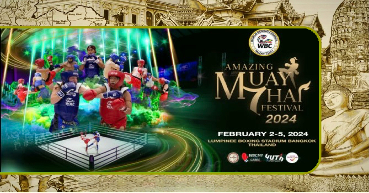 Gisterenavond was de eerste belronde tijdens Muay Thai-festival in Bangkok te horen 