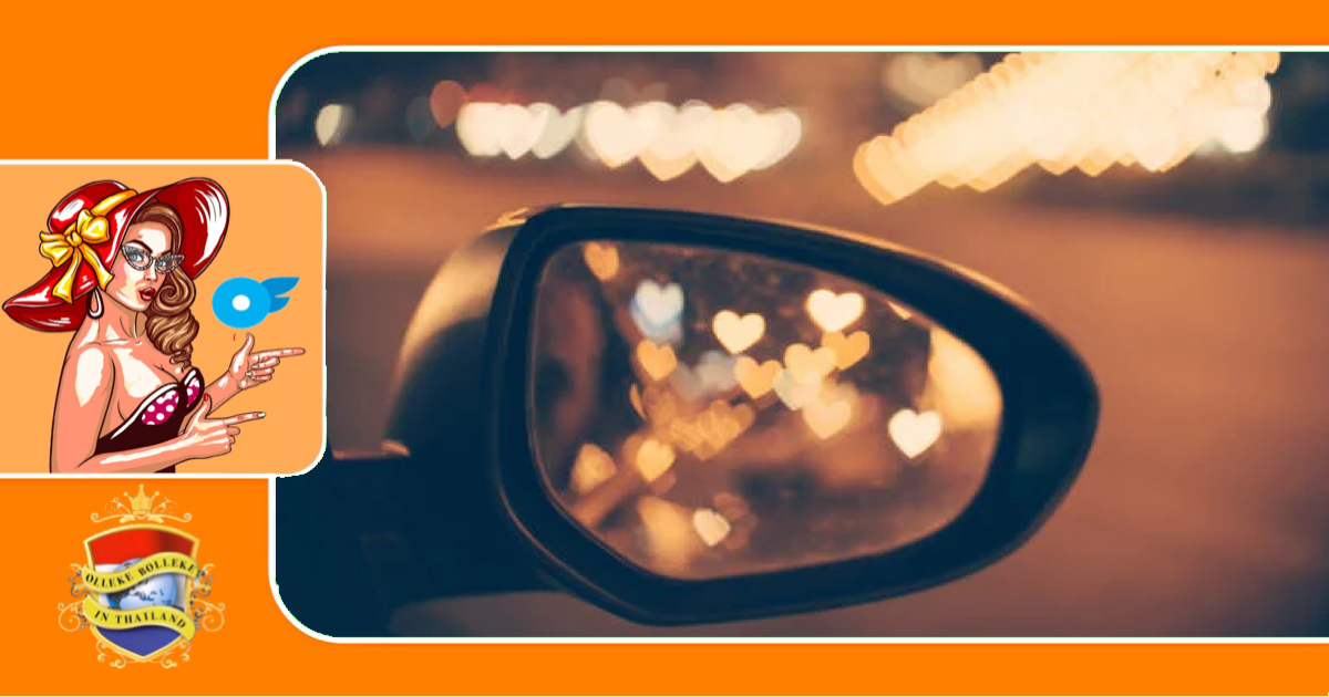 Nieuwsgierige huiseigenaar in Noordoost-Thailand ontwaart een wiegende auto op zijn terrein, maar werd bij de confrontatie bijna van zijn sokken gereden