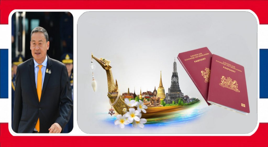 Thailand gaat de visumvrije toegang uitbreiden, óók voor de inwoners uit de Schengen landen, aldus premier Srettha Thavisin