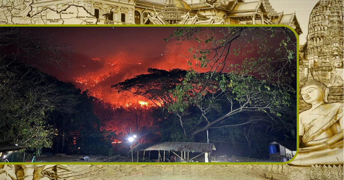 Zware bosbranden verwoesten enorme bosgebieden in Chiang Mai