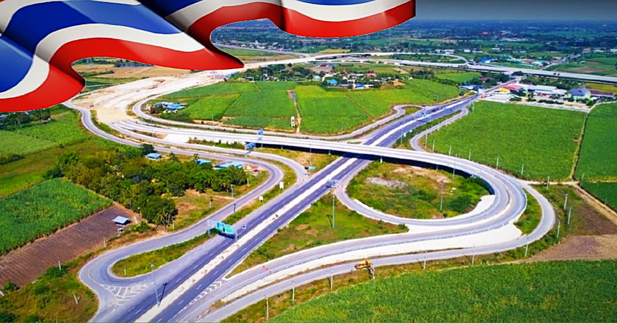 De nieuwe M81 snelweg in West-Thailand zal tijdens het Songkran vrij van tolheffing zijn