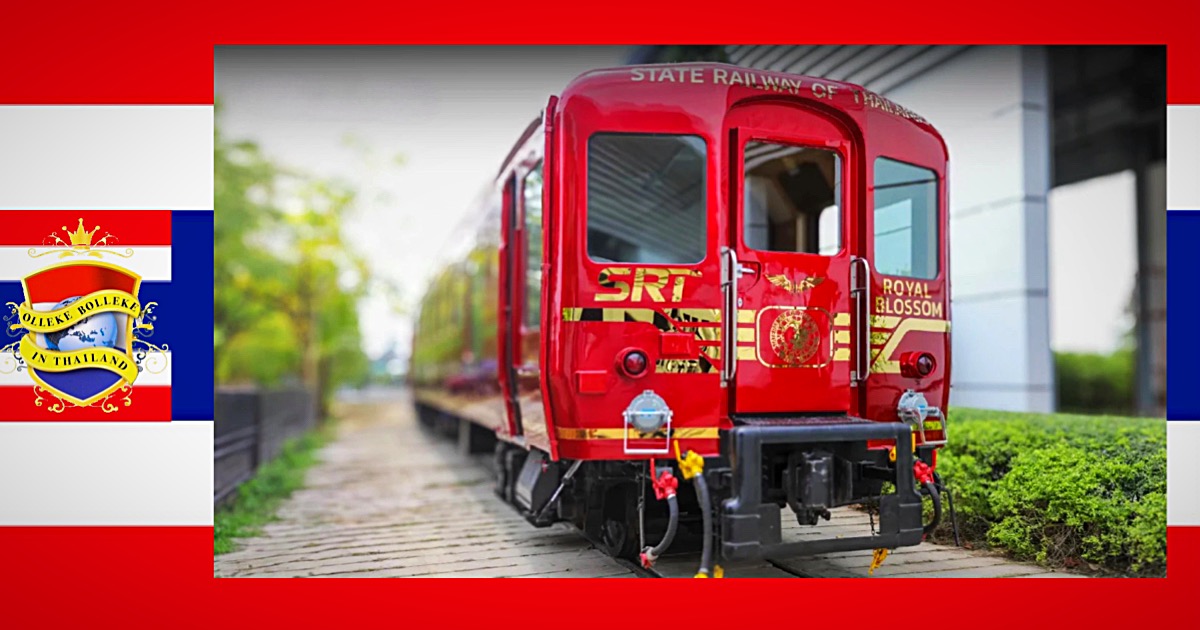 De Thaise Staatsspoorwegen zet Koninklijk gekleurde treinstellen op de rails