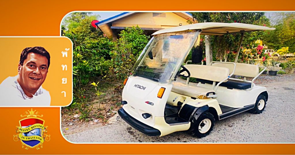 Pattaya pakt de ongegeregistreerde voertuigen en de verhuur van golfkarretjes aan