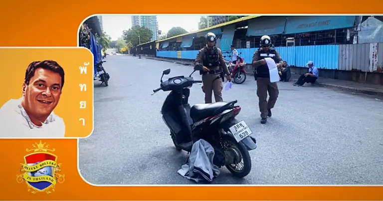 Straatrover verwondt op de Pattaya Alley twee mensen, de politie zoekt naarstig naar de aanvaller