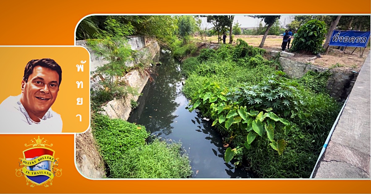 Pattaya onderzoekt de vervuiling van het Naklua-kanaal na vele klachten van bewoners