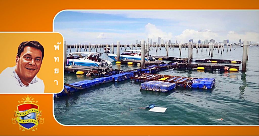 Na 15 jaar wanbeheer belandt het Pattaya Parking Centre en Marina in het water