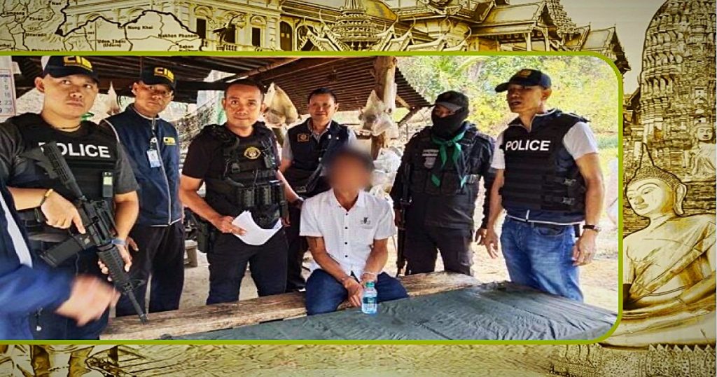 Thaise voortvluchtige na een moord van 18 jaar geleden in Chiang Rai gearresteerd 