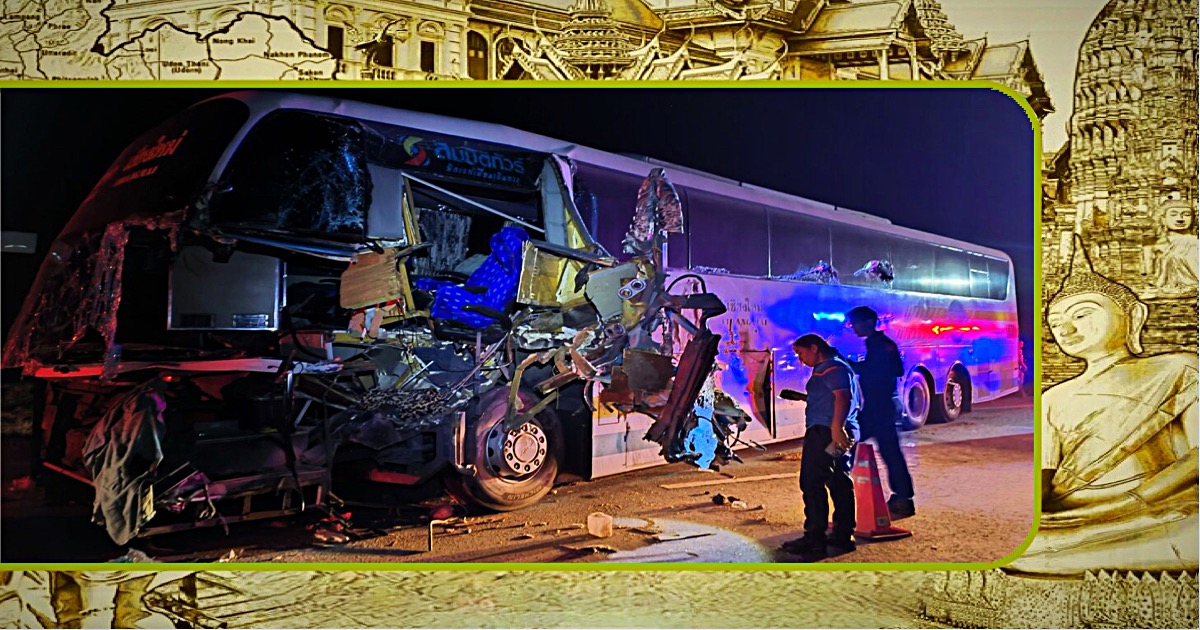 Toerbus van Chiang Mai naar Bangkok nabij Ban Tak verongelukt