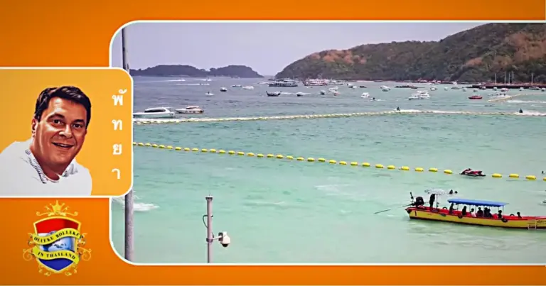 Pattaya creëert speciale zwemzones op het strand van Tawaen op Koh Larn