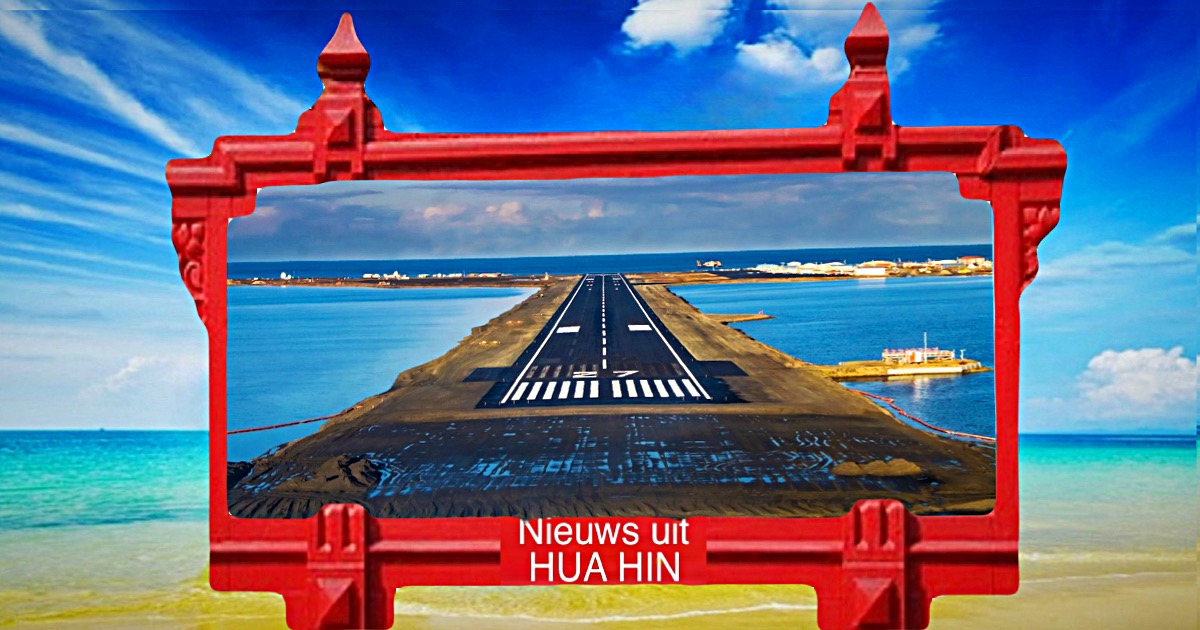 Thailand komt met plannen aan voor een midsea-luchthaven in Hua Hin
