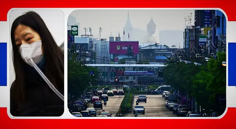 In 2023 leden méér dan 10 miljoen Thaise mensen aan ziekten die verband hielden met SMOG ⚠️