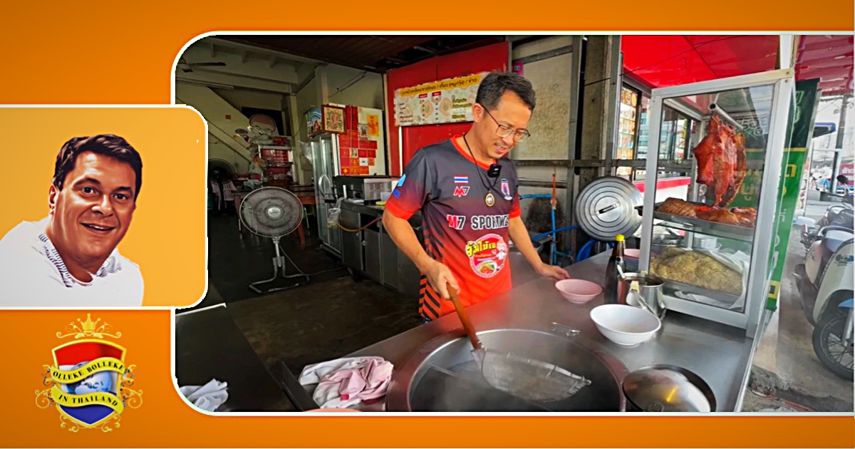 Eigenaar van een noedelshop in Oost-Thailand geeft 300,000 baht aan te veel betaald bedrag terug aan Chinese klanten