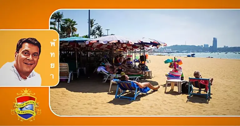 Buitenlandse toeristen weten het zonnetje in Pattaya te vinden en genieten met volle teugen