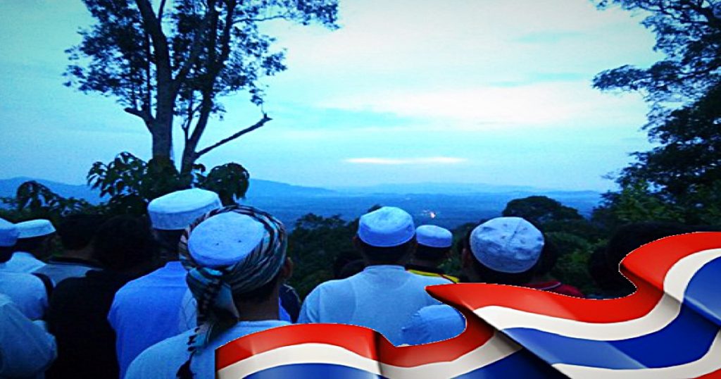 Thailand, vanavond bij het zien naar de maan begint de Ramadan