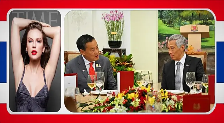 Srettha prijst Singapore na het sluiten van de gewiekste exclusieve deal met Taylor Swift
