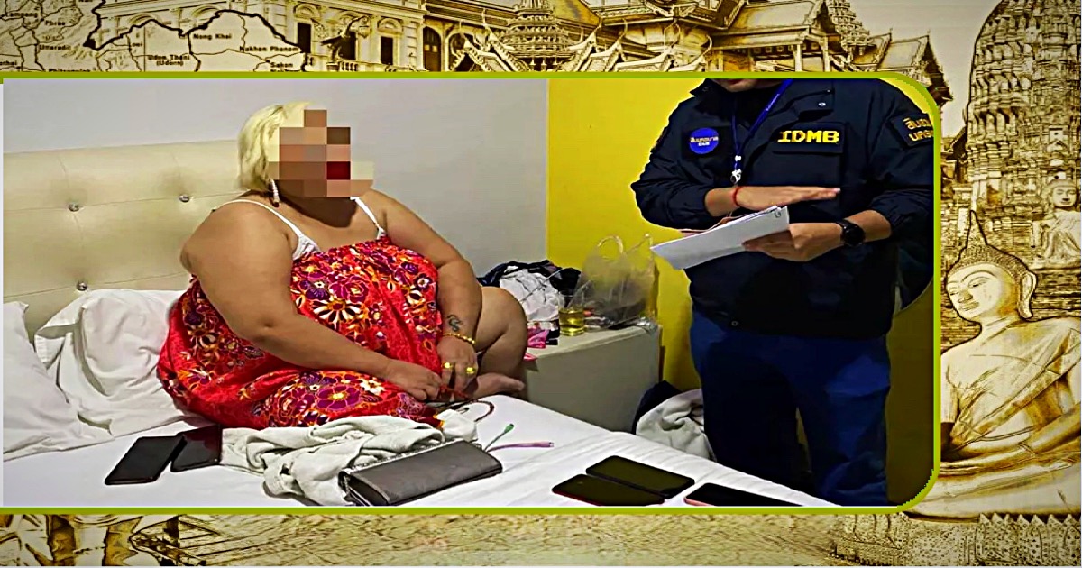 De zwaarlijvige Khun “Kae” in Bangkok gearresteerd voor het regelen van de sexfeestjes in de 3XXL klasse