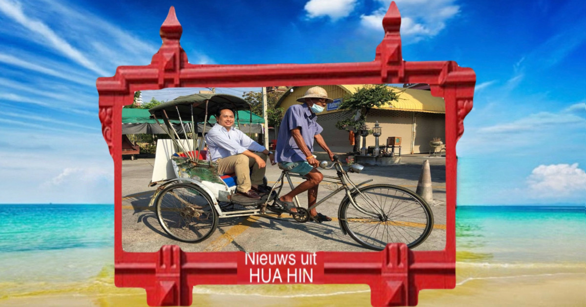 Maak kennis met oom Tee, de laatste 72-jarige riksjarrijder van Hua Hin