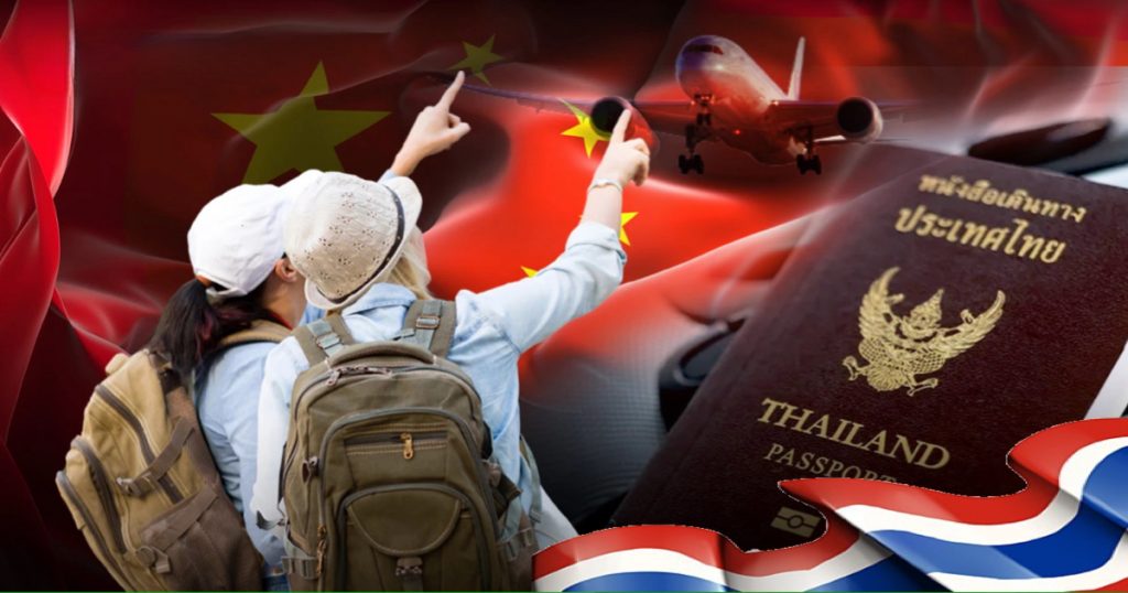 Thailand verwacht meer dan 20.000 Chinese toeristen per dag nu het gratis visumprogramma begonnen is