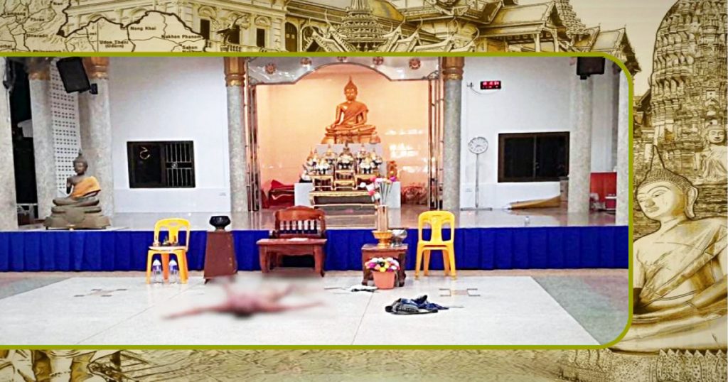 🎥 | Italiaanse man in zorgelijke toestand na naaktvoorstelling in een tempel in Zuid-Thailand opgenomen in het ziekenhuis.