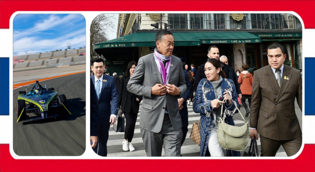 Premier Srettha Thavisin doet uitstekend zaken in Parijs en haalt zelfs de kampioenschappen Formule E naar Thailand