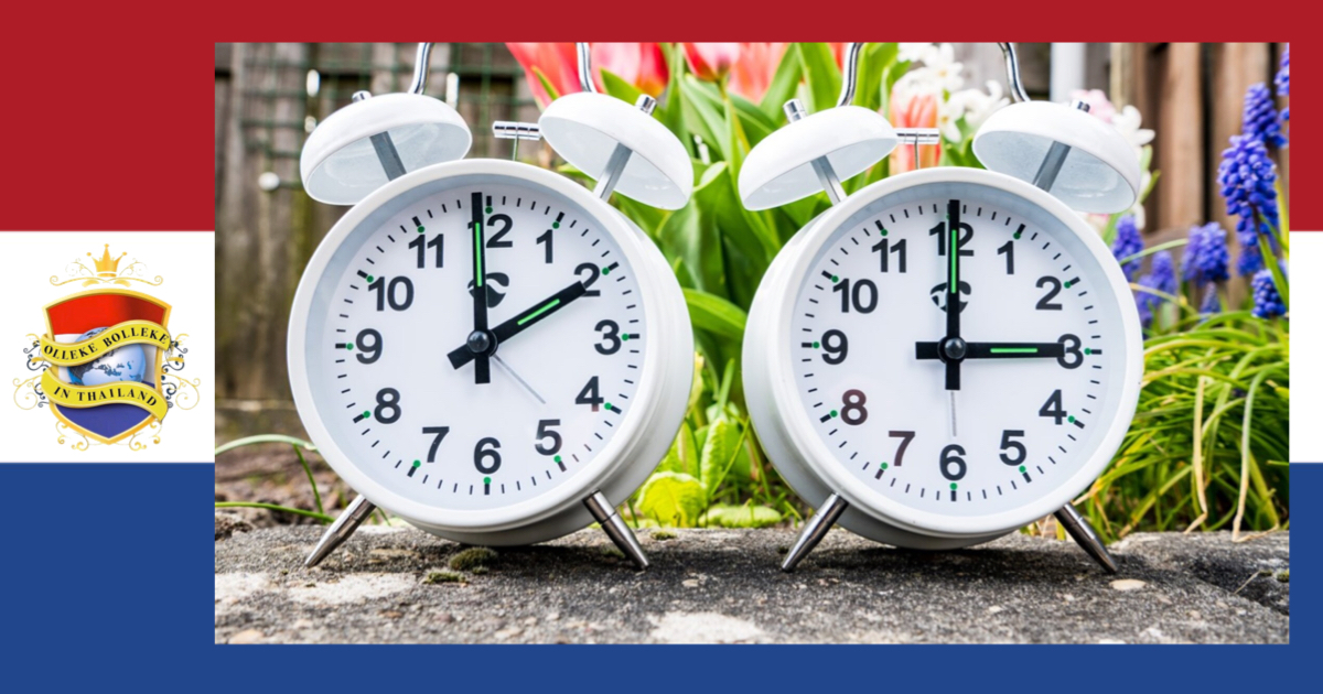 Het is weer tijd om dit weekend aan de klok te rommelen