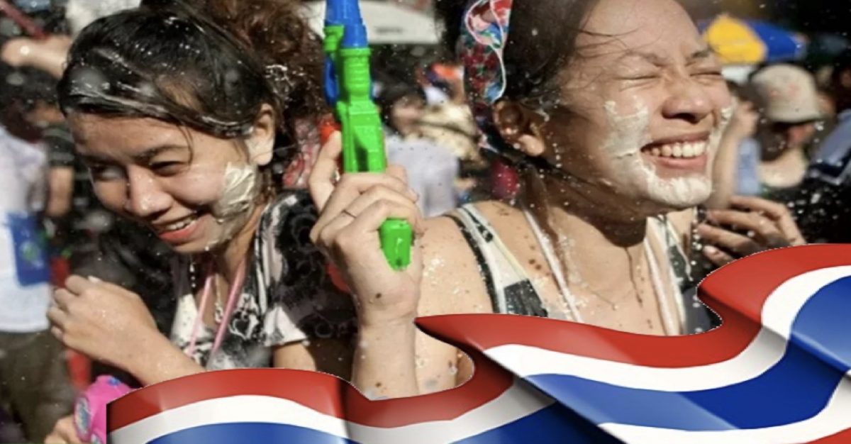 Minderjarige kinderen worden tijdens het Songkran festival in Thailand vaker door dronken lui lastiggevallen