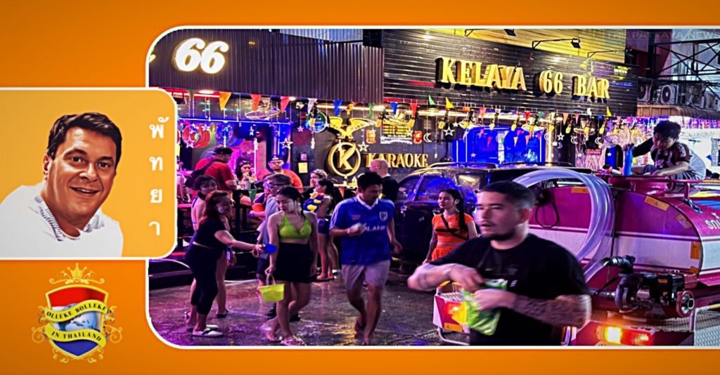 Pattaya is het middelpunt van een wild Songkran 2024, maar blijven gooien met water tot laat in de avond irriteert velen