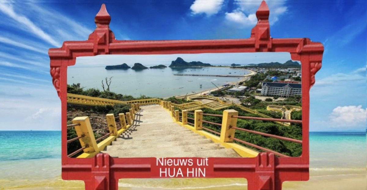 De provincie Prachuap Khiri Khan in Centraal-Thailand bouwt brug naar China