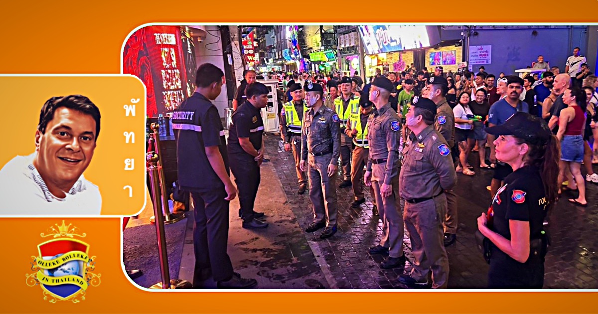 De politie van Pattaya gaat tijdens het Wan Lai festival op 18 april in Naklua éénrichtingsverkeer handhaven 