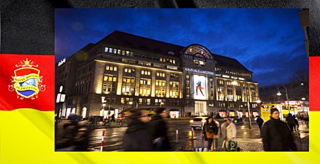 Het bekende KaDeWe-gebouw in Berlijn in Thaise handen