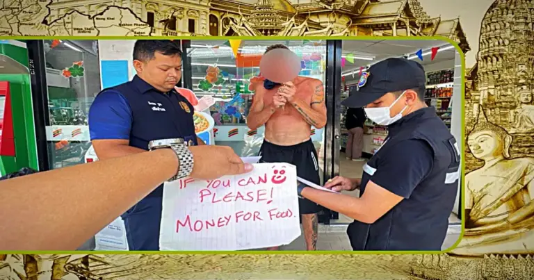 Engelsman op Koh Phangan gearresteerd wegens bedelarij om drugs te kunnen kopen 