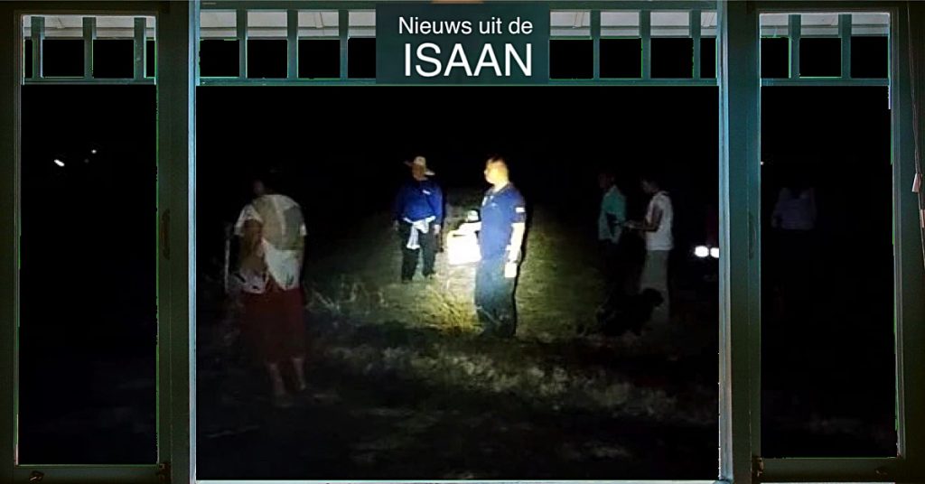 Bejaarde rijstboer komt om bij veldbrand in Udon Thani