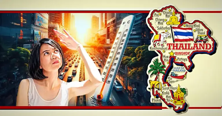Pattaya en Koh Larn zijn vandaag extreem heet met temperaturen in het bereik van de 39 en 41° Celsius
