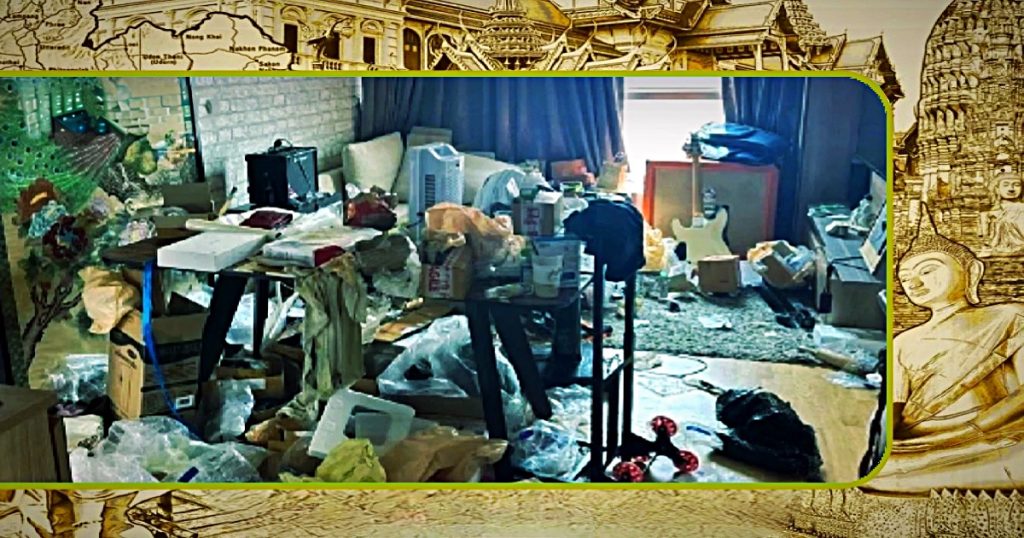 Eigenaresse van een appartement in Bangkok  gedupeerd nadat een Fransman de benen neemt zonder te betalen en het appartement vol afval achterlaat