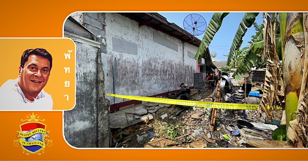 Op scherp zijnde granaat in een woonwijk van Pattaya, schokt de buurt 