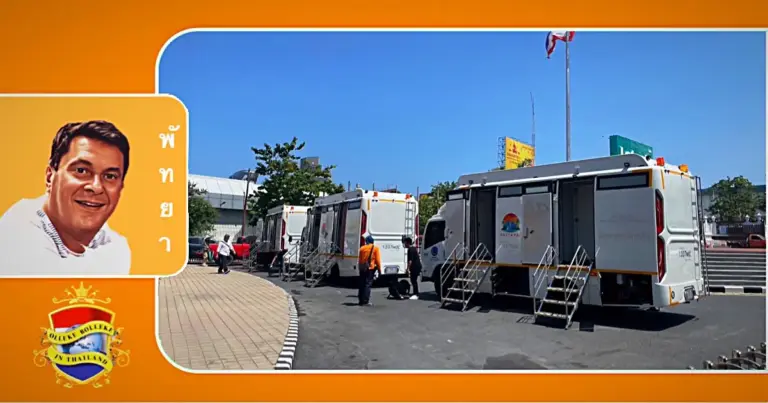 Pattaya besteedt 30 miljoen baht aan nieuwe mobiele toiletten om het toerisme en de evenementen te verbeteren