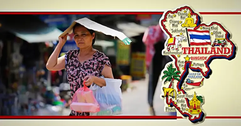 Het wordt vandaag weer een zinderende warme dag in Thailand