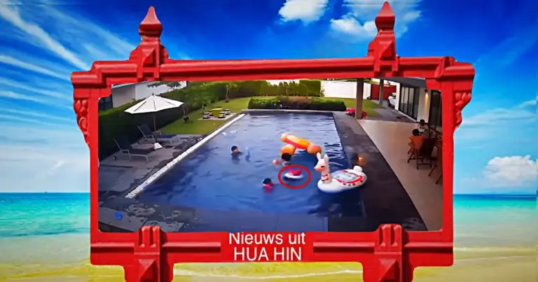 HUA HIN | De ergste nachtmerrie van elke ouder: het schrijnende moment dat je kind bijna verdrinkt in je zwembad
