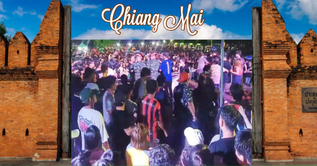 🎥 | De gevechten tijdens een processie in Chiang Mai leiden tot hoge boetes van 75.000 baht